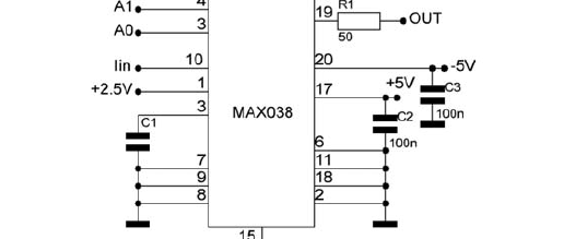 MAX038 - Generatore di segnali AF