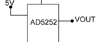 AD5252 - Potenziometro digitale regolabile