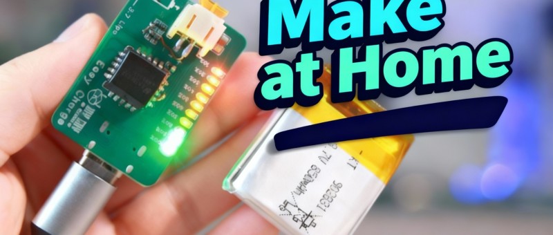 DIY Smart Lithium Battery Charger With LED Fuel Gauge