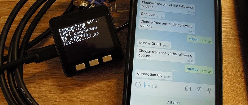 ESP32 Doorbell via Telegram
