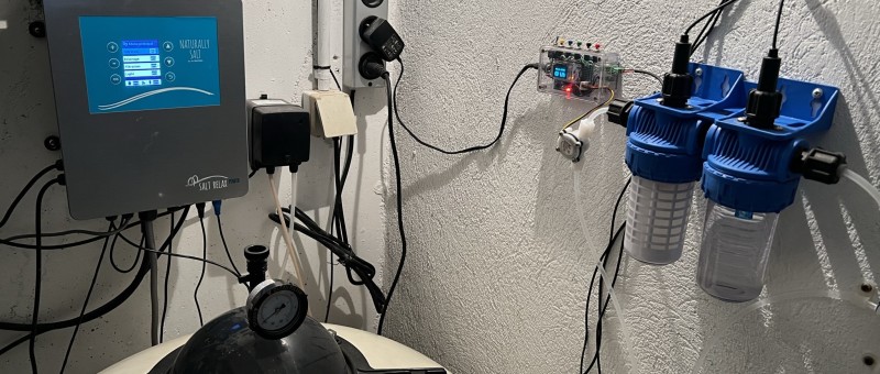 ESP32 Swimming pool water flow control