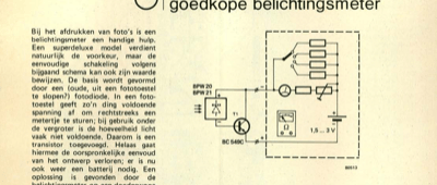 goedkope belichtingsmeter