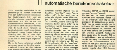 automatische bereikomschakelaar