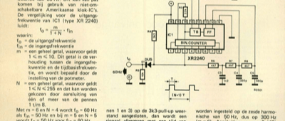 frekwentie-omzetter met XR 2240