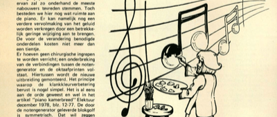 klankkleurverbetering voor de piano