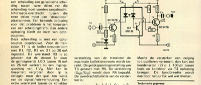 optocoupler voor videosignalen