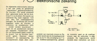 elektronische zekering