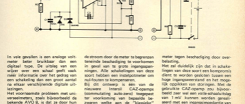 eenvoudige analoge voltmeter