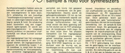 sample & hold voor synthesizers