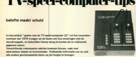 TV-speelcomputer-tips