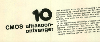 CMOS ultrasoon-ontvanger