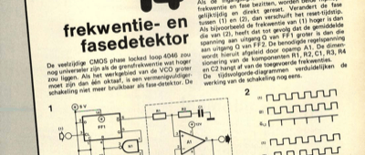 frekwentie- en fasedetektor