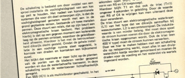 automatische bevochtigingsschakeling