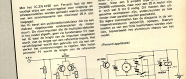 motorregelaar voor modelbouw