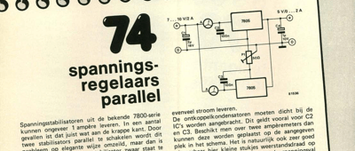 spanningsregelaars parallel