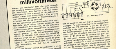 breedband millivoltmeter