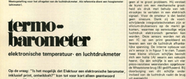 termobarometer - elektronische temperatuur- en luchtdrukmeter
