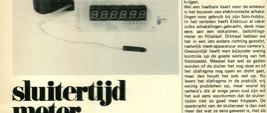 sluitertijd meter