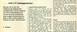 dB-konverter - …voor LF-sweepgenerator
