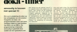 programmeerbare dokatimer - eenvoudig te bouwen met speciaal IC