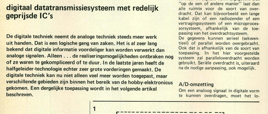 A/D- en D/A-omzetting - digitaal datatransmissiesysteem met redelijk geprijsde IC's