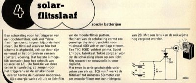 solar-flitsslaaf - zonder batterijen