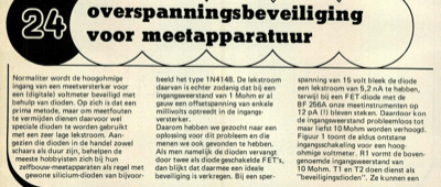overspanningsbeveiliging voor meetapparatuur