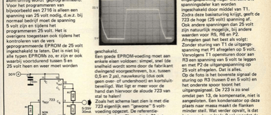 25 volt voor EPROM - simpele programmeer-spanningsbron