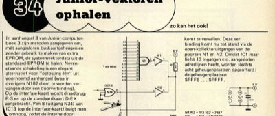 Junior-vektoren ophalen - zo kan het ook!