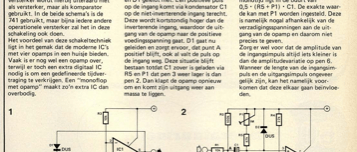 monoflop met opamp - digitaal en toch analoog
