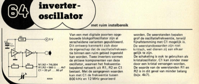 inverteroscillator - met ruim instelbereik
