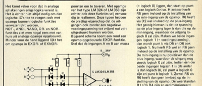 opamp-EX(N)OR - analoge logika