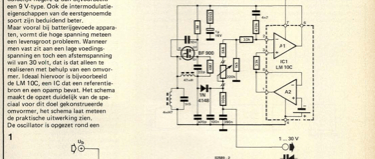 Omvormer voor varicaps - van 3 naar 30 volt