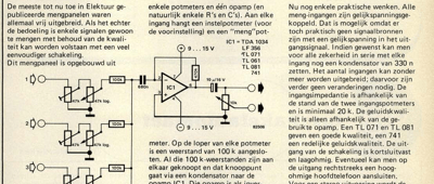 eenvoudige mixer - kwaliteit met weinig onderdelen