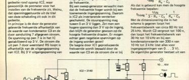 spanningsgestuurde funktiegenerator - frekwentie met gelijkspanning instellen