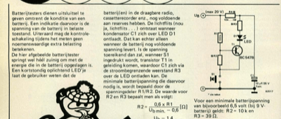 zuinige batterijtester