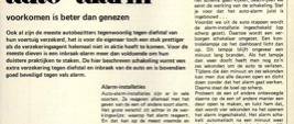 auto-alarm - voorkomen is beter dan genezen