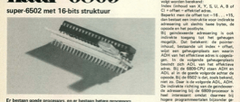 van 6502 naar 6809 - super-6502 met 16-bits struktuur