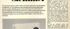 gitaarstemmer - stemmen op het oog