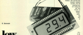 low power termometer - 6 maanden kontinubedrijf met één batterij