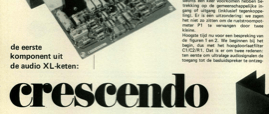 crescendo - 2 x 140 watt hifi-versterker