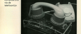 akoestische telefoonmodem - computerbits via de telefoonlijn