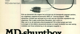 MD-shuntbox - frekwentiekorrektie voor MD-elementen