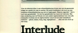 Interlude - regel- en schakelprint voor Prelude-afstandsbediening