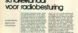 schakelkanaal voor radiobesturing - pulsbreedtegestuurde schakelaar