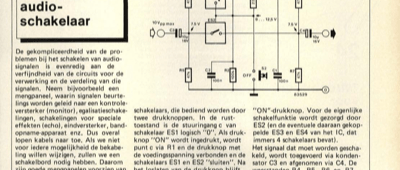 elektronische audioschakelaar