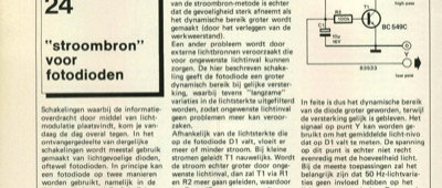 ""stroombron"" voor fotodioden