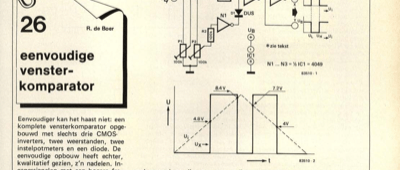 eenvoudige vensterkomparator