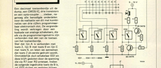 elektronisch slot met 3-cijfer-kombinatie