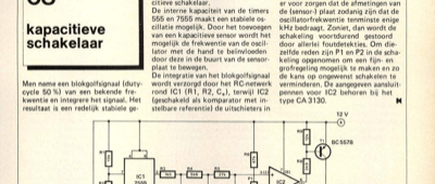 kapacitieve schakelaar